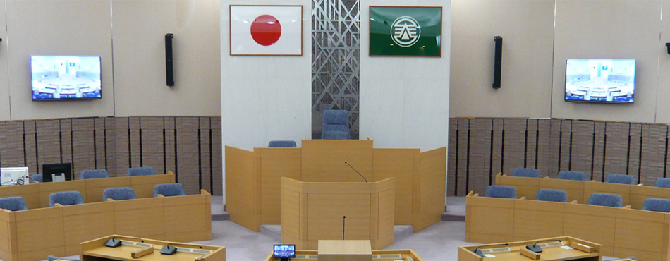 写真：議場