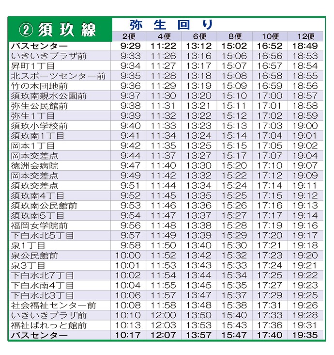 時刻表 春日市 時刻表 春日市
