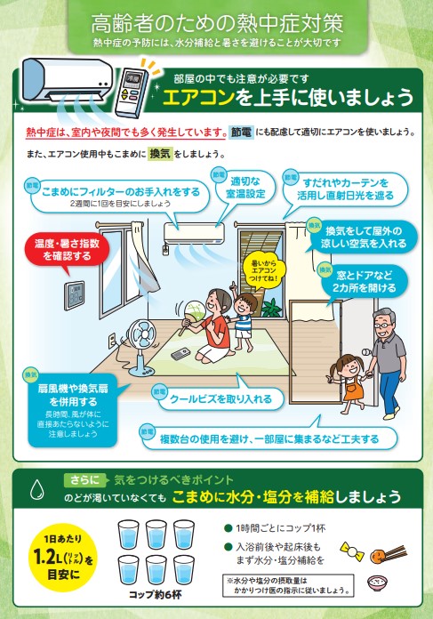 高齢者のための熱中症対策