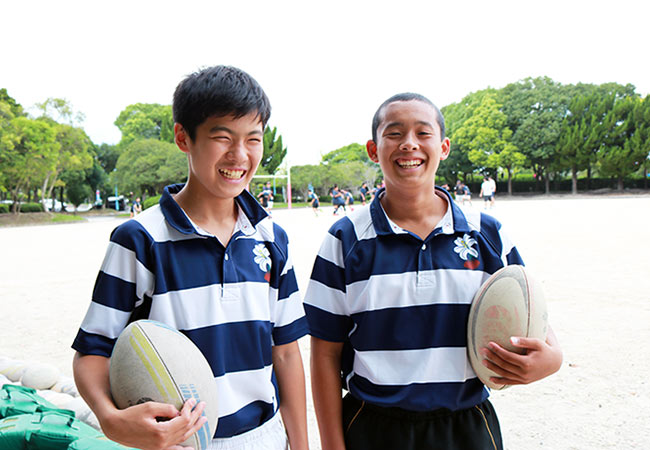 写真：夢を語る吉冨　海音さんと沢田　海盛さん