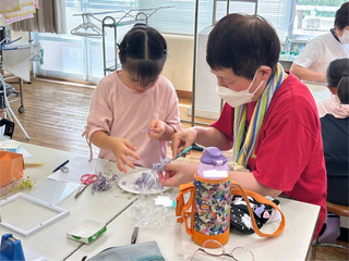 写真:夏休みのイベントの様子