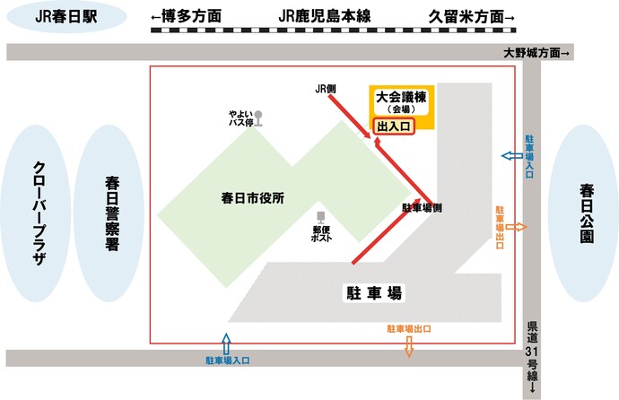 市役所市民駐車場