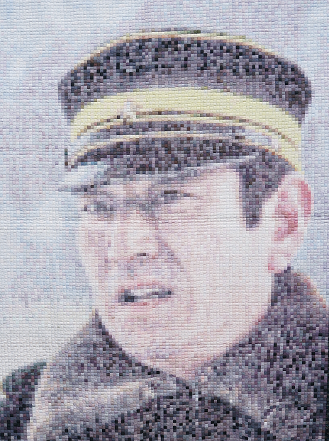 写真:モザイクアート作品