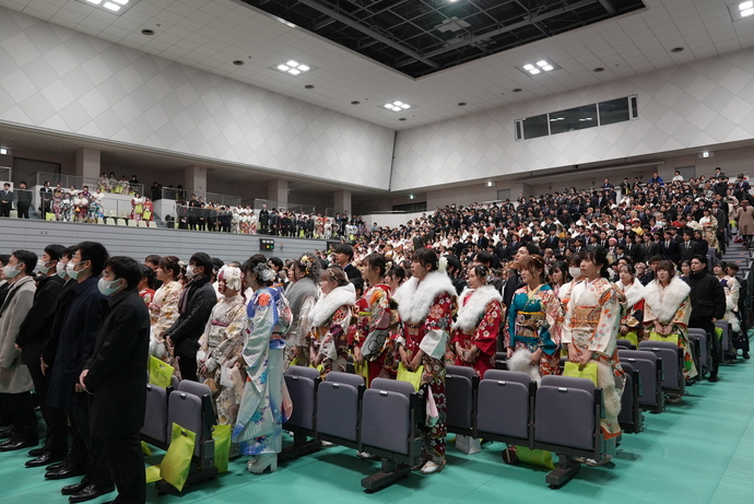 写真：式典当日の様子