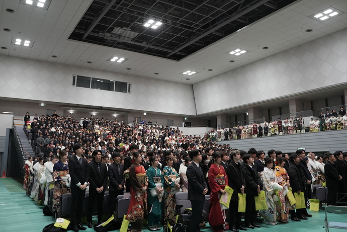 写真：式典当日の様子