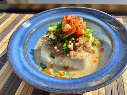 写真:冷やし担々豆腐