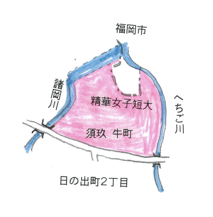 牛町の概略図