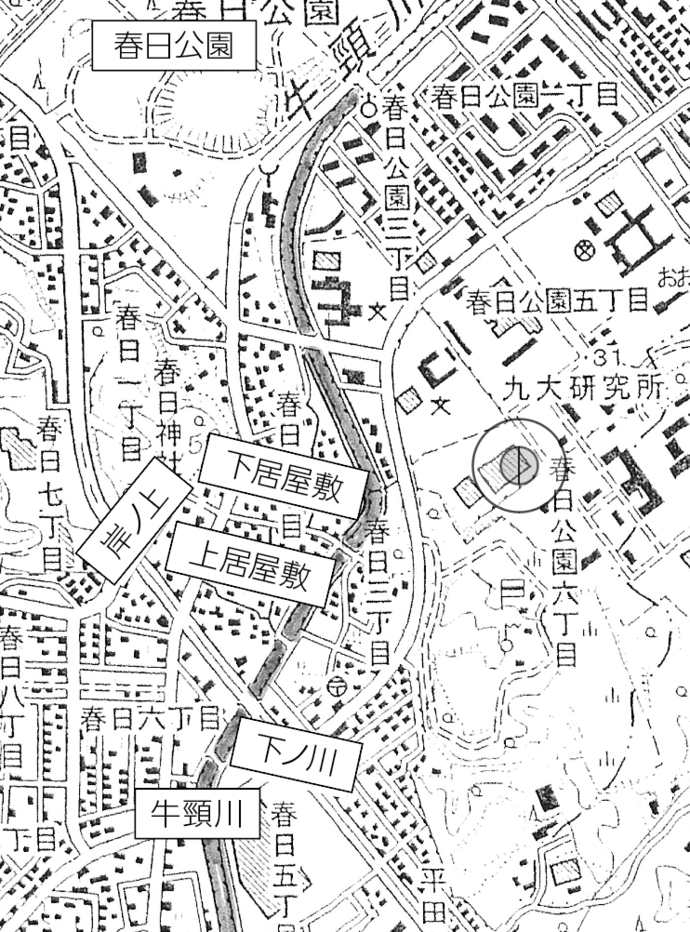 地名の載った地図