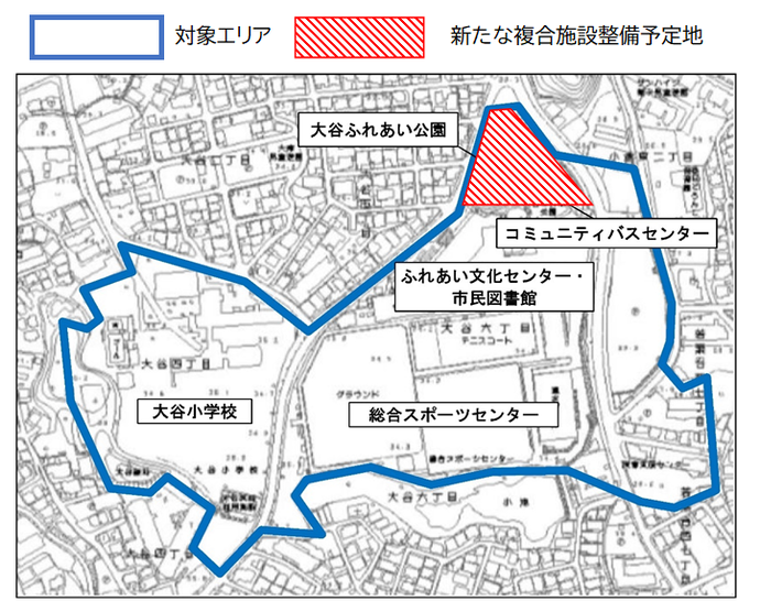 対象エリア位置図