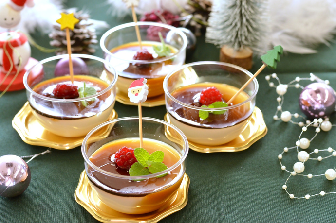 写真：黒蜜豆乳プリン