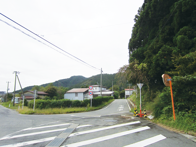 写真:バス停のあった場所