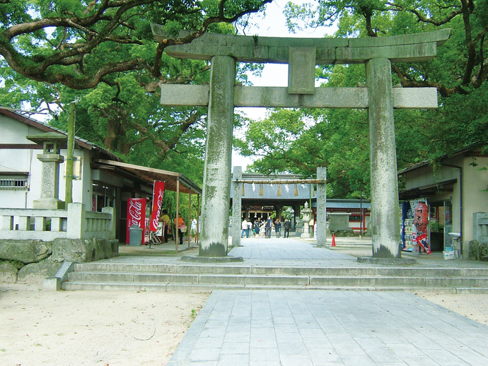 写真：宇美八幡宮の鳥居