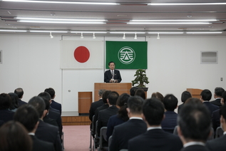 写真:写真:市長あいさつの様子