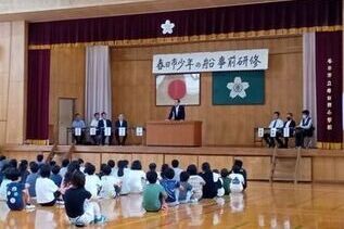 写真:市長あいさつの様子