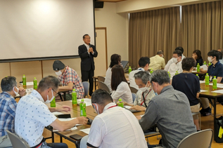 写真：市長あいさつの様子