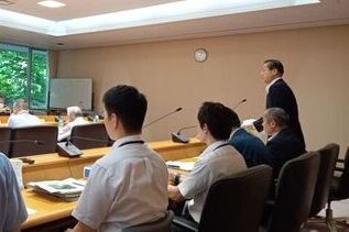写真:市長あいさつの様子