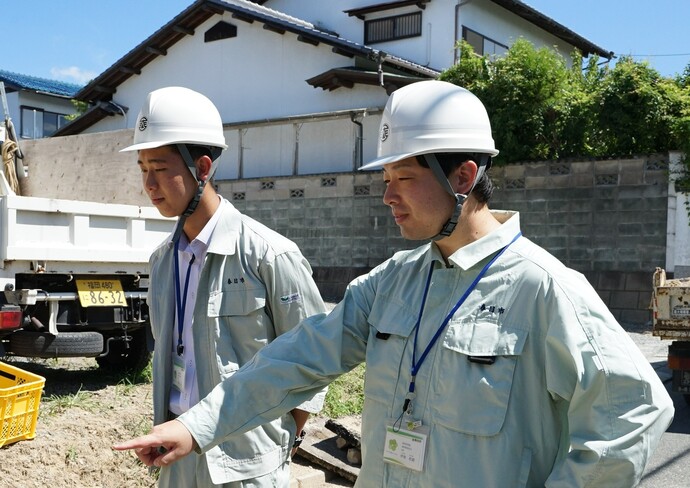 ジョブコーチとして後輩職員の指導も行っています。