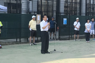 写真:市長あいさつの様子