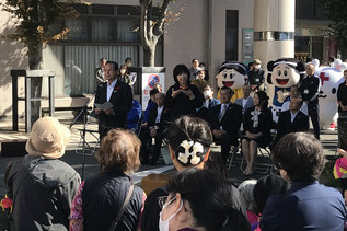 写真:市長あいさつの様子