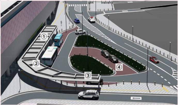 西口駅前広場