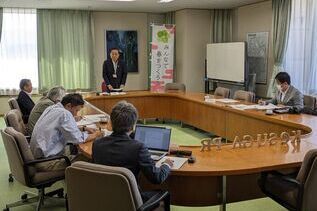 写真：市長あいさつの様子