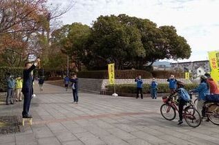 写真：かすが自転車さんぽの様子