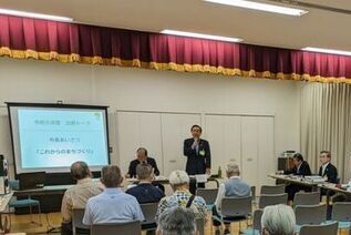 写真:市長あいさつの様子
