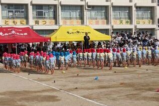 写真：もみの木幼稚園運動会の様子