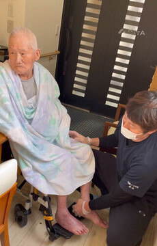写真：訪問介護の様子