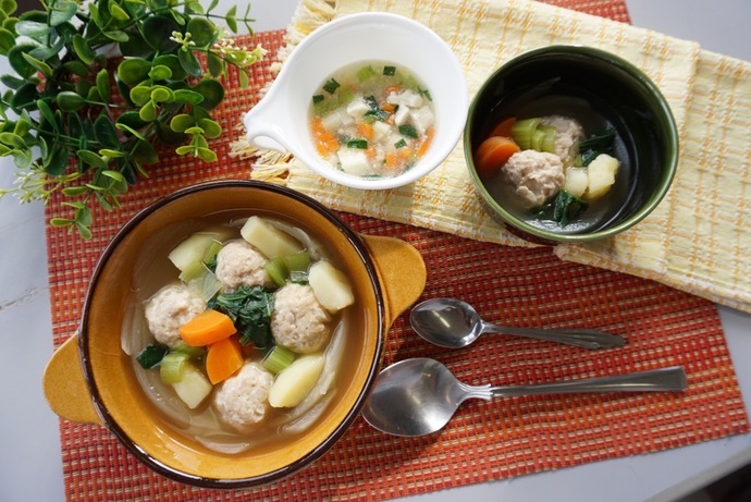 写真：肉団子の中華スープ