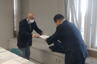写真:諮問の様子