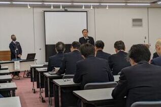 写真：市長あいさつの様子