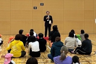 写真:市長あいさつの様子