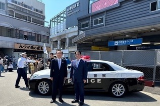 写真：春日原交番オープンイベントの様子