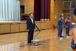 写真：市長あいさつの様子