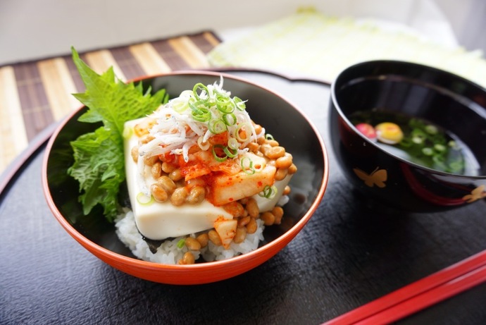 写真:豆腐丼