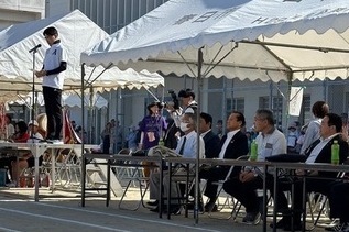 写真:中学校体育祭