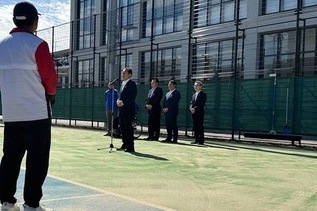 写真:市長あいさつの様子