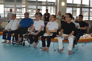 写真:水泳大会会場の様子