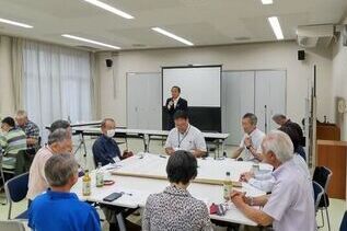 写真：市長あいさつの様子