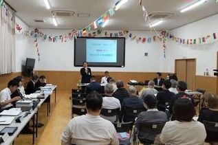 写真:市長あいさつの様子