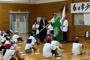 写真：結団式の様子