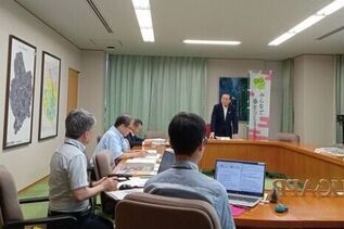 写真：市長あいさつの様子