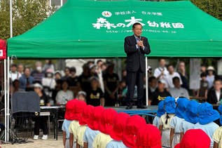 写真:市長あいさつの様子