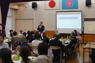 写真:市長あいさつの様子