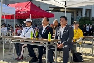 写真:運動会観覧の様子
