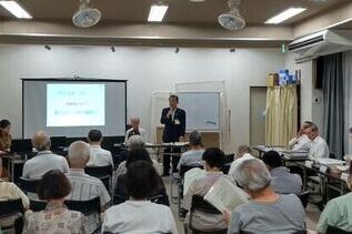 写真:市長あいさつの様子