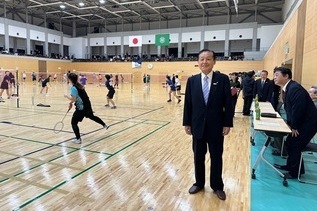 写真:記念撮影の様子