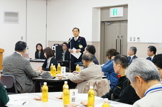 写真:市長あいさつの様子