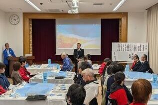 写真:市長あいさつの様子